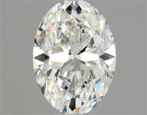 Picture of Natural Diamond 0.52 Carats, Oval with  Cut, H Color, VS1 Clarity and Certified by GIA