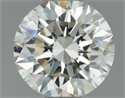 Natural Diamond 0.50 Carats, Round with Excellent Cut, L Color, VVS1 Clarity and Certified by GIA