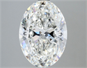 Diamante Natural 4.07 quilates, Ovalado , Color G, claridad SI1 y certificado IGI