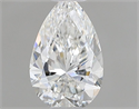 Diamante Natural 0.41 quilates, De pera , Color G, claridad VVS1 y certificado GIA