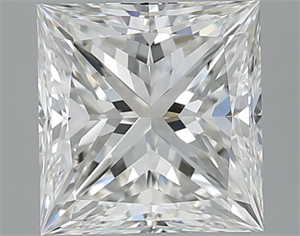 Foto Diamante Natural 3.01 quilates, Princesa , Color G, claridad VS1 y certificado IGI de
