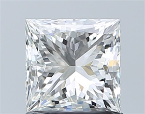 Picture of Natural Diamond 1.02 Carats, Princess with  Cut, H Color, VVS1 Clarity and Certified by GIA