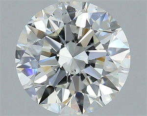 Picture of Natural Diamond 2.01 Carats, Round with Excellent Cut, H Color, VS2 Clarity and Certified by GIA