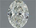 Natural Diamond 0.70 Carats, Oval with  Cut, I Color, VVS2 Clarity and Certified by IGI