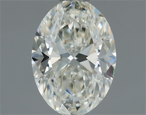 Picture of Natural Diamond 0.70 Carats, Oval with  Cut, I Color, VVS2 Clarity and Certified by IGI