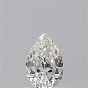 Foto Diamante Natural 0.57 quilates, De pera , Color H, claridad VVS2 y certificado GIA de