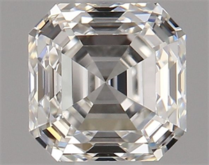 Foto Diamante Natural 0.77 quilates, Asscher , Color J, claridad VVS2 y certificado GIA de