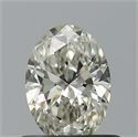 Diamante Natural 0.55 quilates, Ovalado , Color J, claridad VVS2 y certificado GIA