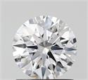 Lab Grown Diamond 1.02 Carats, Round with Ideal Cut, D Color, VVS2 Clarity and Certified by IGI