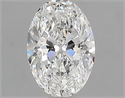 Diamante Natural 0.83 quilates, Ovalado , Color F, claridad VVS2 y certificado GIA