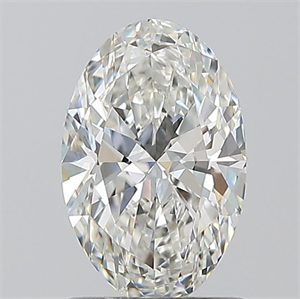 Picture of Natural Diamond 1.01 Carats, Oval with  Cut, G Color, VS1 Clarity and Certified by GIA