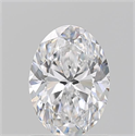 Natural Diamond 1.01 Carats, Oval with  Cut, D Color, VS1 Clarity and Certified by GIA