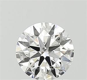 Picture of Lab Grown Diamond 1.02 Carats, Round with Ideal Cut, D Color, VVS2 Clarity and Certified by IGI