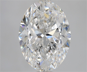 Foto Diamante Natural 3.01 quilates, Ovalado , Color E, claridad SI1 y certificado GIA de