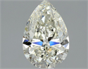 Natural Diamond 1.50 Carats, Pear with  Cut, L Color, SI1 Clarity and Certified by GIA