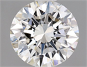 Natural Diamond 0.50 Carats, Round with Excellent Cut, H Color, VS1 Clarity and Certified by GIA