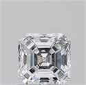 Diamante Natural 0.90 quilates, Asscher , Color D, claridad VVS2 y certificado GIA