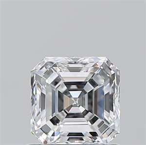 Foto Diamante Natural 0.90 quilates, Asscher , Color D, claridad VVS2 y certificado GIA de