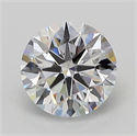 Lab Grown Diamond 1.02 Carats, Round with Ideal Cut, D Color, VVS2 Clarity and Certified by IGI