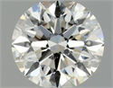 Natural Diamond 0.41 Carats, Round with Excellent Cut, G Color, SI1 Clarity and Certified by GIA