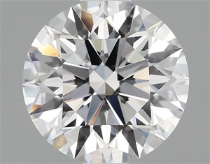 Picture of Lab Grown Diamond 1.07 Carats, Round with Ideal Cut, D Color, VS2 Clarity and Certified by IGI