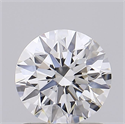 Lab Grown Diamond 1.04 Carats, Round with Ideal Cut, D Color, VVS2 Clarity and Certified by IGI