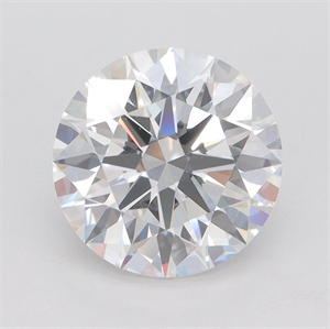 Picture of Lab Grown Diamond 3.01 Carats, Round with Ideal Cut, G Color, IF Clarity and Certified by IGI