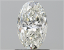 Natural Diamond 1.01 Carats, Oval with  Cut, I Color, VVS1 Clarity and Certified by GIA