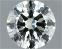 Diamante Natural 0.90 quilates, Redondo , Color K, claridad VVS2 y certificado IGI