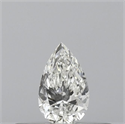 Diamante Natural 0.18 quilates, De pera , Color H, claridad SI2 y certificado GIA