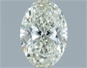 Natural Diamond 1.00 Carats, Oval with  Cut, I Color, VS1 Clarity and Certified by IGI