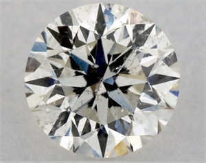 Picture of Natural Diamond 0.94 Carats, Round with Very Good Cut, J Color, I1 Clarity and Certified by GIA