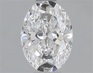 Picture of Natural Diamond 0.58 Carats, Oval with  Cut, D Color, VVS2 Clarity and Certified by GIA