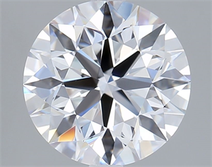 Picture of Lab Grown Diamond 3.00 Carats, Round with Excellent Cut, D Color, VS1 Clarity and Certified by IGI