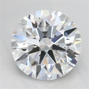 Picture of Lab Grown Diamond 2.08 Carats, Round with Ideal Cut, D Color, IF Clarity and Certified by IGI