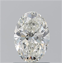 Natural Diamond 1.02 Carats, Oval with  Cut, J Color, VVS1 Clarity and Certified by GIA