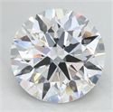 Del inventario de diamantes de laboratorio, 2.70 quilates, Redondo , Color D, claridad VVS1 y certificado IGI