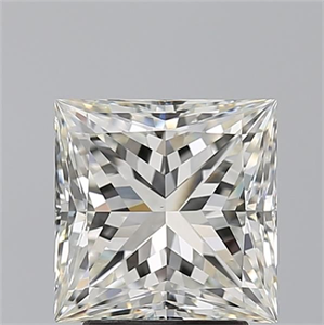 Picture of Natural Diamond 3.01 Carats, Princess with  Cut, J Color, VS2 Clarity and Certified by GIA