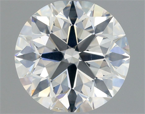 Picture of Natural Diamond 0.80 Carats, Round with Excellent Cut, I Color, SI1 Clarity and Certified by GIA