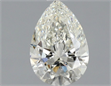 Natural Diamond 0.90 Carats, Pear with  Cut, K Color, VVS2 Clarity and Certified by GIA
