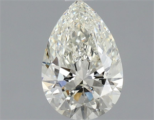 Picture of Natural Diamond 0.90 Carats, Pear with  Cut, K Color, VVS2 Clarity and Certified by GIA