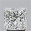 Diamante Natural 2.20 quilates, Princesa , Color J, claridad VVS2 y certificado GIA