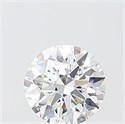 Lab Grown Diamond 1.02 Carats, Round with Ideal Cut, D Color, VVS2 Clarity and Certified by IGI