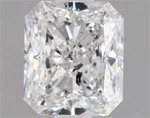 Picture of Natural Diamond 1.01 Carats, Radiant with  Cut, E Color, SI2 Clarity and Certified by HRD