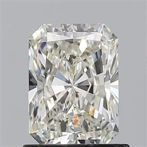 Picture of Natural Diamond 1.02 Carats, Radiant with  Cut, J Color, VS2 Clarity and Certified by GIA