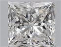 Diamante Natural 1.00 quilates, Princesa , Color E, claridad VVS2 y certificado GIA