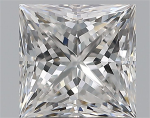Foto Diamante Natural 1.00 quilates, Princesa , Color E, claridad VVS2 y certificado GIA de