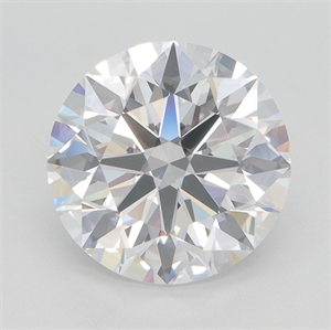 Picture of Lab Grown Diamond 4.02 Carats, Round with Excellent Cut, E Color, VVS2 Clarity and Certified by GIA