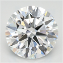 Lab Grown Diamond 3.24 Carats, Round with Ideal Cut, D Color, VVS1 Clarity and Certified by IGI