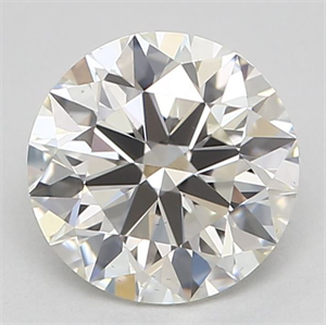 Picture of Natural Diamond 0.72 Carats, Round with Excellent Cut, I Color, VS2 Clarity and Certified by GIA